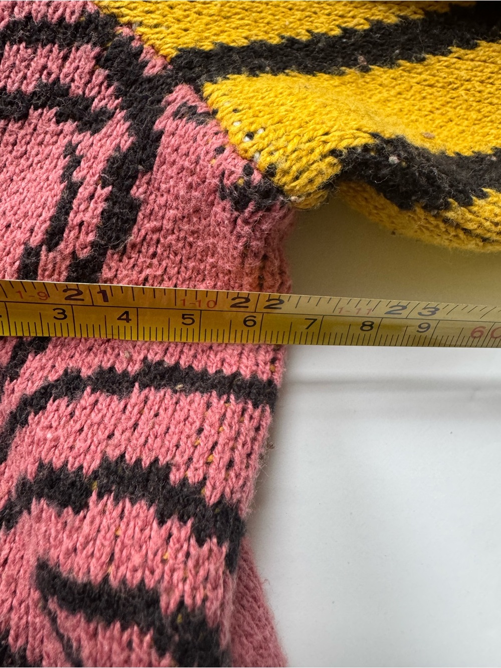 Disney The Nightmare Before Christmas Sally Cosplay Colorblock VNeck Sweater XL - Picture 5 of 8